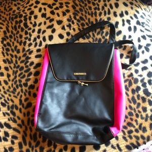 Juicy Couture Pink and Black Backpack